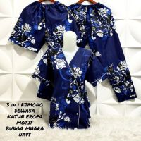 [COD]Ready piyama kimono 3 in 1ผู้ใหญ่ SAKURA Flower Motif&amp;gt;