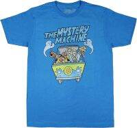 Scooby-Doo Mens Distressed Mystery Machine Graphic Print T-Shirt