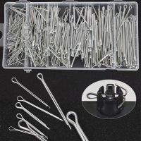 Cotter Pin Hairpin R Clips Assortment Kit Spring Steel Hitch Pins Set for Automobiles Trucks Lawn Mowers Trailer Hitches Latch