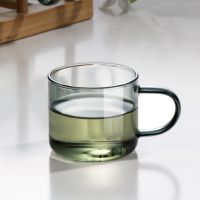 Cups Household Thicken Transparent Glass Teacup Heat Resistant High Temperature Explosion Proof Tea Scented Tea Coffee Cups