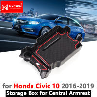 สำหรับ Honda Civic 10 2016 2017 2018 2019 Armrest กล่องจัดเก็บจัดเก็บอุปกรณ์เสริม FC FK FC1 FC2 FC5 FK4 FK7 TypeR