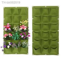 ♚ Wall-mounted Non-woven Felt Planting Bag Wall Green Black Vegetable Plant Hanging Grow Bag Cultivation Bags Garden Home Supplies