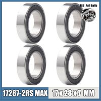 17287 2RSV MAX Bearing 17*28*7mm  4pcs  Full Balls Bicycle Pivot Repair Parts 17287-2RS RSV Ball Bearings 17287-2RS Axles  Bearings Seals