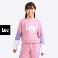 LEE KIDS เสื้อคลุมแบบสวมเด็กผู้หญิง คอลเลคชั่น Lee Club  ทรง OVERSIZE รุ่น LK F223GPULN23