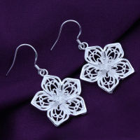 hang qiao shop Hollow Flower Handcraft Jewelry Womens Earrings Gorgeous Fashion Simplicity