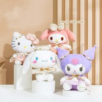 Sanrio Cute hellokitty Kuromi Melody Cinnamoroll Plush Toys Festival Holiday Gift Homdecor Stuffed Dolls