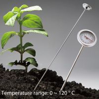 【YF】 Compost Soil Tester Meter Measuring Probe Stainless Steel Thermometer Temperature Monitor for Garden Lawn Plant Pot