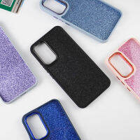 Case เคสซัมซุง เคสใส ขอบสี แผ่นกลิตเตอร์ ขอบTPU สำหรับ SS A54/A34/A32/A23/A15/A15s/A14