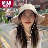 ?  Imported from Japan MUJIins large-brimmed hat covers face fisherman hat for women summer Korean version versatile sunshade