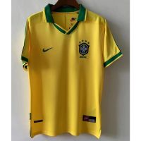 ~ เสื้อกีฬาแขนสั้น ลายทีมชาติฟุตบอล Brazil 1997 แนวเรโทร แห้งเร็ว ไซซ์ S-XXL AAA