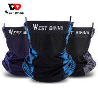 WEST BIKING ฤดูร้อนขี่จักรยานกลางแจ้ง Headwear ไหมน้ำแข็งระบายอากาศผ้า UV ปกปิดครึ่งหน้า Racing กีฬา Cool Down ผ้าคลุมหน้าและคอ Sun Protection