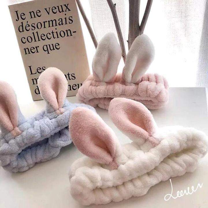 Korean Plush Rabbit Big Ears Headband | Lazada PH