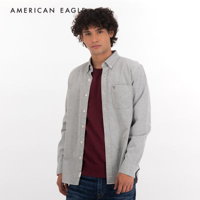 American Eagle Slim Fit Oxford Button-Up Shirt เสื้อเชิ้ต ผู้ชาย อ็อกฟอร์ด สลิม (NMSH 015-2178-020)