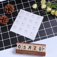 free shipping 1600pcs Kraft white transparent Gift handmde with love Scrapbooking Paper Labels Seal Sticker DIY Stickers Labels