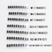 7 kinds*10pcs=70pcs/lot SMD diode package / M1 (1N4001) / M4 (1N4004) / M7 (1N4007)/ SS14 US1M RS1M SS34 KIT