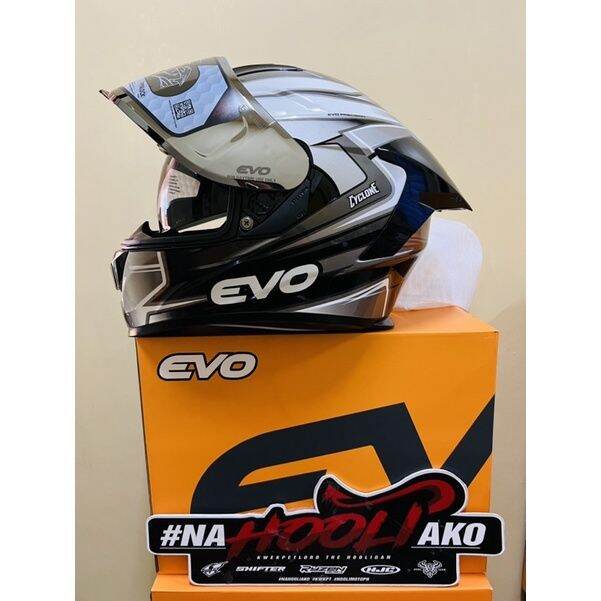 durable EVO GTPRO CYCLONE FULL FACE DUAL VISOR HELMET Lazada PH