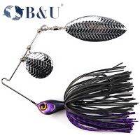 【hot】❏☏✿ B U Spinnerbait 18g/21g Willow Needle Wire Bait Wobblers for Bass Fishing