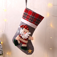 Christmas Stockings Sack Xmas Gift Candy Bag Christmas Decorations for Home Christmas Stockings Christmas Tree Decor Socks Tights
