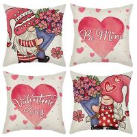 【JH】 Cross-border Valentines Day Pillowcase Pink Car Sofa Bedroom Wholesale