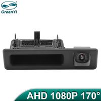 Greenyi Kamera Spion รถการมองเห็นได้ในเวลากลางคืน170องศา1920*1080P HD AHD สำหรับ BMW 5 Series F10 F11 3ชุด F30 F31 F32 F25 X3