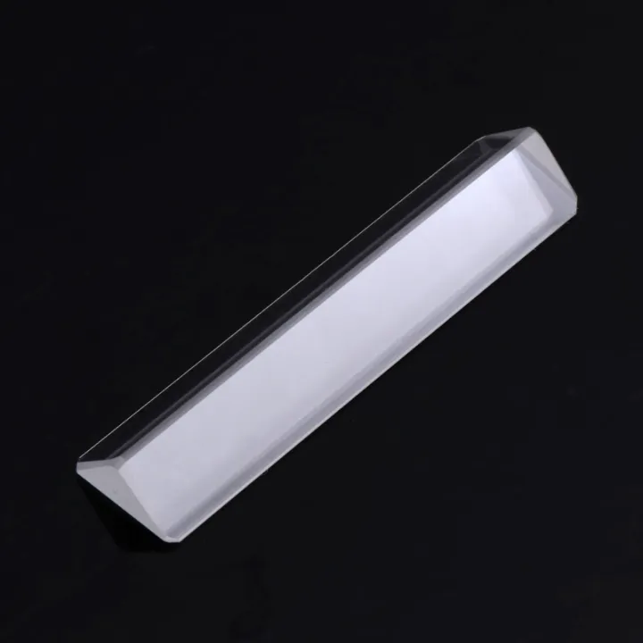 Triangular Prism Optical Glass Crystal Rainbow Maker For Photography Science Experiments Physics 9842