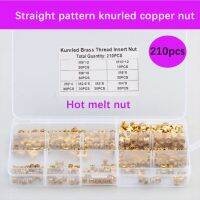 ✼﹍✔ bi-pass Female Thread Knurled Nuts M2 M2.5 to M10Brass Threaded Insert Round Injection Moulding Knurled Nuts Assortment Kit