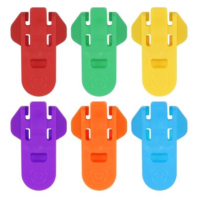 Manual Easy Can Opener, 6Pcs Color Soda Beer Can Opener Beverage Can Protector, Premium Plastic Shields Tab Openers