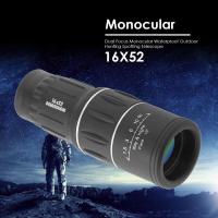 16x52 Monocular escope High Powered Dual Focus Portable Handheld Ultra Monocular Scope for Camping Birdwatch Hunting 30x25