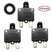 3 sets Kuoyuh 88 series 11A  plastic nut resettable thermal motor protection circuit breaker 【hot】