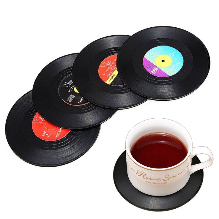 cw-2pcs-mug-coaster-heat-resistant-cup-coasters-environmental-plastic-vinyl-kitchen-table-placemats