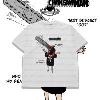 【HOT】เสื้อยืด# Chainsaw Man - Spy X Family Heavy Cotton Tee100%cotton