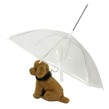 Namsan Dog Umbrella with Leash for Small Dog Walking in Outdoor (Snow/Rain)