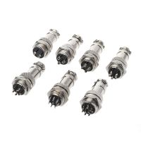 1set GX16 2/3/4/5/6/7/8/9 Pin Male amp; Female 16mm L70-78 Circular Aviation Socket Plug Wire Panel Connector Free Shipping