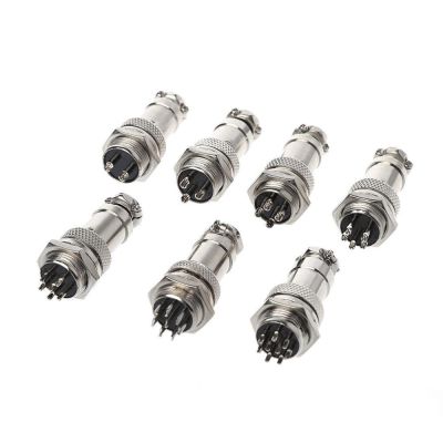 1set GX16 2/3/4/5/6/7/8/9 Pin Male amp; Female 16mm L70 78 Circular Aviation Socket Plug Wire Panel Connector Free Shipping