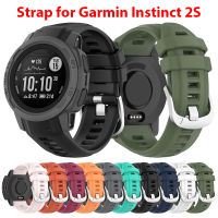 สายรัดข้อมือซิลิโคนสำหรับกีฬาสายนาฬิกาข้อมือ Garmin Instinct 2S สายรัดข้อมืออะไหล่ติดตั้งเร็วอุปกรณ์กีฬาอัจฉริยะ