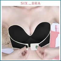 Six_Bra บราไร้สาย เสื้อในไร้สาย ตะขอหน้า ตะขอหลัง เกาะอก ดันทรง ดันนม อกชิด ฟองน้ำ เสื้อชั้นใน ใส่สบาย คุณภาพดี AAB145