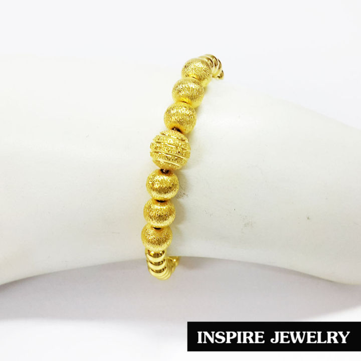 inspire-jewelry-สร้อยข้อมือทอง-แบบร้านทอง-งานทองไมครอน-ชุบเศษทองคำแท้