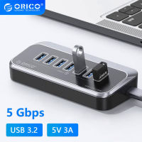 ORICO USB 3.2 Hub Splitter Type C อะแดปเตอร์สวิทช์ D Ock สถานีหลาย USB 3.0พอร์ตเสียบ SD Card Reader สำหรับพื้นผิว แล็ปท็อป