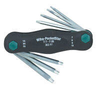 Wiha 36396 7-Piece Torx PocketStar Fold Out Set