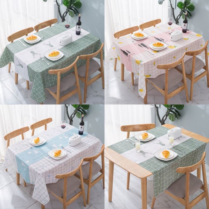 tablecloth-waterproof-oil-proof-table-cover-washable-cloth-art-cabinet-tea-table-rectangular-tablecloth