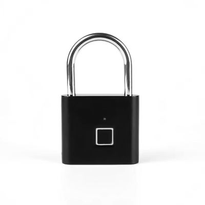 Keyless USB Rechargeable Door Lock Fingerprint Smart Padlock Universal Portable Quick Unlock For HandbagClosetTrunk Safety
