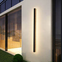 Outdoor Waterproof Long Strip Wall Lamp Simple Modern Creative Villa Courtyard Aisle Indoor Led Light Bathroom Fixture Wandlamp