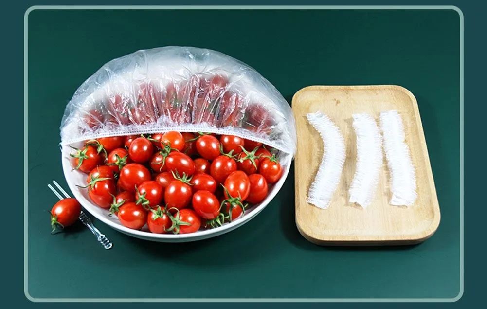 CW】 Food Cover Lid Elastic Covers - 100pcs Disposable Aliexpress 