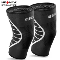 NEENCA สนับเข่า2ชิ้น,รองปลอกรัดสวมแขนเข่าสำหรับอาการปวดเข่า,วิ่ง,ออกกำลังกาย,ยิม,เดินป่า,ข้ออักเสบ,ACL, PCL,บรรเทาอาการปวดข้อต่อ,ฉีกขาด,ฟื้นฟูการบาดเจ็บ,กีฬา Unisex.