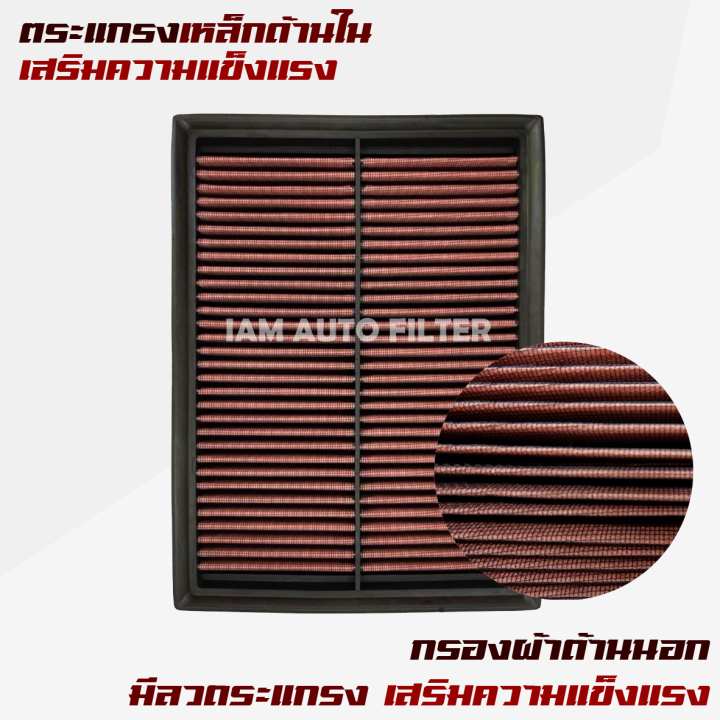 กรองอากาศเครื่อง-กรองผ้า-กรองซิ่ง-toyota-fortuner-ปี-2015-ปัจจุบัน-โตโยต้า-ฟอร์จูนเนอร์-กรองอากาศผ้า-กรองล้างได้-ฟอจูนเน่อ-ฟอจูนเนอร์