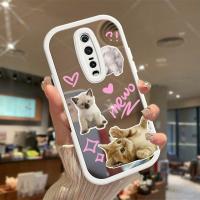 เคสสำหรับ Redmi K20 Pro ฝาหลังพื้นผิวกระจกแมวน่ารัก2023โทรศัพท์กันกระแทกรูปแบบใหม่ฝาครอบป้องกันกล้องคลุมทั้งหมดปลอกซิลิโคน