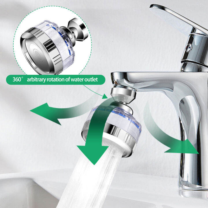 360 Degree Faucet Extender Kitchen Adjustable Flexible Faucet Taps
