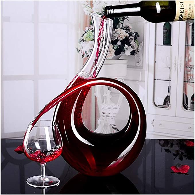 Wine Carafe Crystal Glass Wine Aerator 1400 Ml 