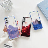 เคสแนวนอนแบบใสสำหรับ Samsung Galaxy S23 S21 S22พิเศษบวก S20 FE A34 A23 A14 Note20ฝาหลังนิ่มกันกระแทก