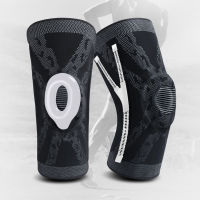 Knee Pala Joint Protector ce Silicone Spring Knee Pads For Basketball Running Knee Sleeve Support Sports Kneepads S-XXL